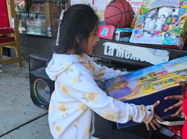 Money being handed over